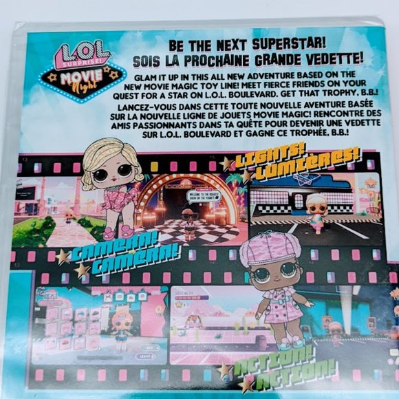 LOL Surprise Movie Night Nintendo Switch Video Game 1 Surprise Charm New Sealed - Picture 5 of 10